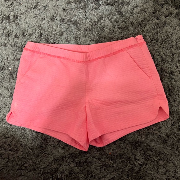 Lilly Pulitzer Women's Mid-Rise preppy Chino Style Short‎ Pink Size 4 - Picture 4 of 8